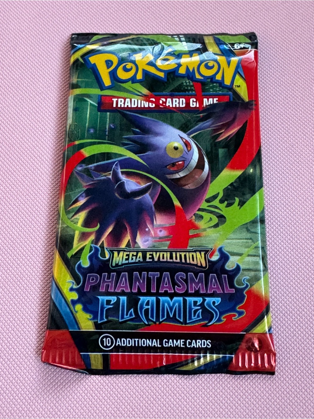 Pokemon Phantasmal Flames Mega Gengar Design Booster Pack Factory Sealed NWT New